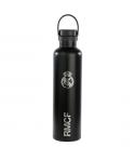 Safta Real Madrid Botella Reutilizable 1L - Doble Pared - Base de Silicona - Acero Inoxidable - Tapon a Rosca con Asa - 12H Cali