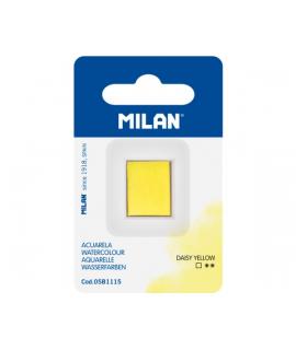 Milan Art Acuarela de Recambio - Medio Godet - Color Amarillo