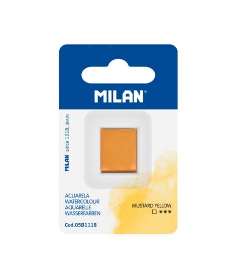 Milan Art Acuarela de Recambio - Medio Godet - Color Amarillo
