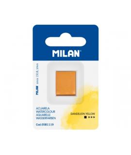 Milan Art Acuarela de Recambio - Medio Godet - Color Amarillo