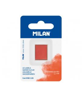 Milan Art Acuarela de Recambio - Medio Godet - Color Rojo
