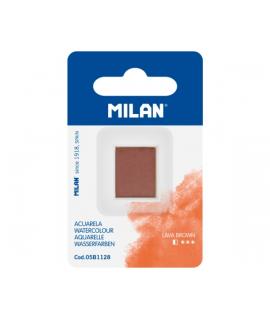 Milan Art Acuarela de Recambio - Medio Godet - Color Marron