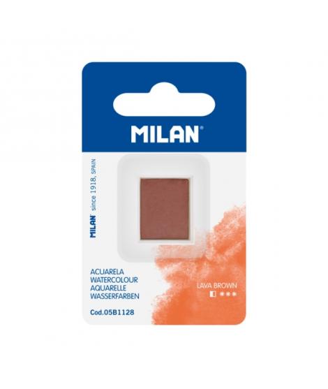 Milan Art Acuarela de Recambio - Medio Godet - Color Marron
