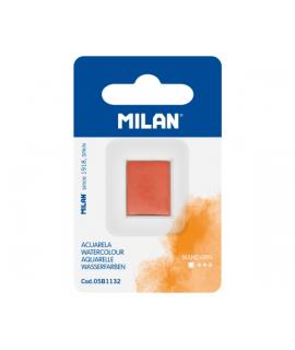 Milan Art Acuarela de Recambio - Medio Godet - Color Naranja