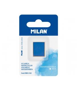 Milan Art Acuarela de Recambio - Medio Godet - Color Azul