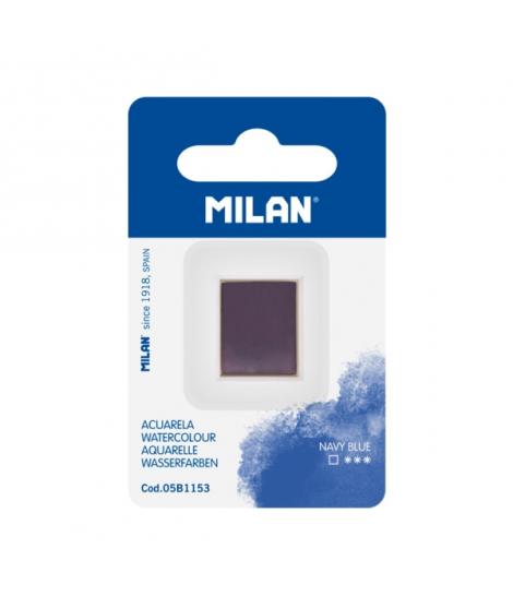 Milan Art Acuarela de Recambio - Medio Godet - Color Azul Marino