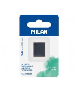Milan Art Acuarela de Recambio - Medio Godet - Color Turquesa
