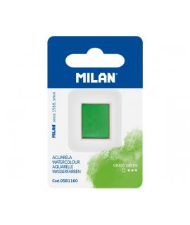 Milan Art Acuarela de Recambio - Medio Godet - Color Verde Claro