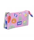 Milan Green and Grow Estuche Portatodo - 5 Compartimentos - 22x12x4cm - Multicolor