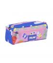 Milan Green and Grow Estuche Portatodo - Rectangular - 2 Cremalleras - 21x8.5x6.1cm - Multicolor