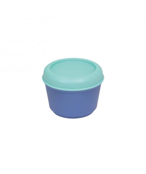 Milan The Fun Fiambrera Hermetica Redonda de 0.25L - Libre de BPA - Tapa de Rosca - Apto para Microondas, Lavavajillas y Congela