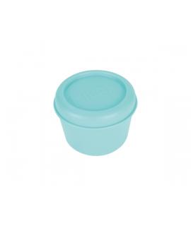 Milan 460 Since 1918 Fiambrera Hermetica Redonda de 0.25L - Libre de BPA - Tapa de Rosca - Apto para Microondas, Lavavajillas y 