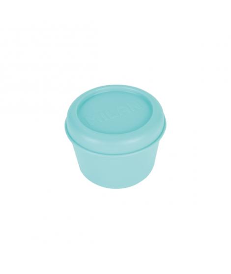 Milan 460 Since 1918 Fiambrera Hermetica Redonda de 0.25L - Libre de BPA - Tapa de Rosca - Apto para Microondas, Lavavajillas y 