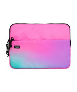 Milan Sunset Funda para Portatiles hasta 13" - Cierre de Cremallera con Tirador - Bolsillo Delantero - 34.5x26x2.5cm - Color Ros