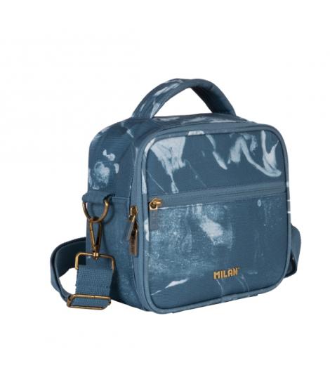 Milan Lava Bolsa Isotermica Porta Alimentos de 3.5L - Incluye 3 Recipientes - 23x20x11cm - Color Azul