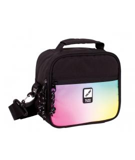 Milan Sunset Bolsa Isotermica Porta Alimentos de 3.5L - Incluye 3 Recipientes - 23x20x11cm - Color Negro