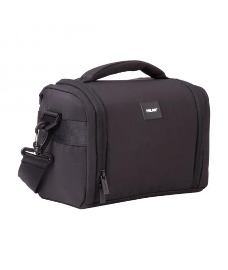 Milan Shadow Bolsa Isotermica Porta Alimentos de 5L - Gran Capacidad - Apertura Total - 24.5x20x16cm - Color Negro