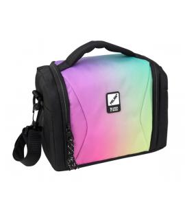 Milan Sunset Bolsa Isotermica Porta Alimentos de 5L - Gran Capacidad - Apertura Total - 24.5x20x16cm - Color Negro