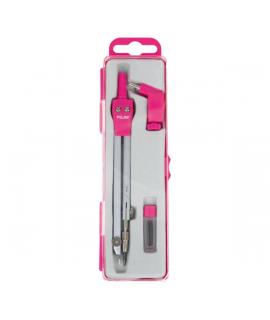 Milan Acid Compas Universal - Incluye Adaptador y Minas de Recambio - Color Rosa