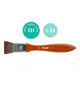 Milan 131 Paletina Escolar de 25mm - Mango de Madera Corto - Color Marron