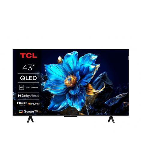 TCL 43P7K Televisor Smart TV 43" QLED UltraHD 4K HDR - Google TV, WiFi, HDMI, USB 2.0, Ethernet, Bluetooth - VESA 200x100mm
