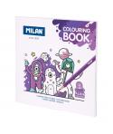 Milan Alien Invasion Cuaderno para Colorear Microperforado - Tematica Aliens - 20 Ilustraciones Detalladas