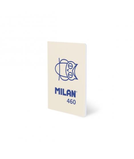 Milan 460 Since 1918 Libreta A5 Grapada - Hojas Blancas - 24 Hojas de 95g - Color Beige