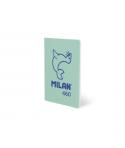 Milan 460 Since 1918 Libreta A5 Grapada - Papel a Lineas - 24 Hojas de 95g - Color Menta