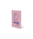 Milan 460 Since 1918 Libreta A5 Grapada - Papel a Lineas - 24 Hojas de 95g - Color Rosa