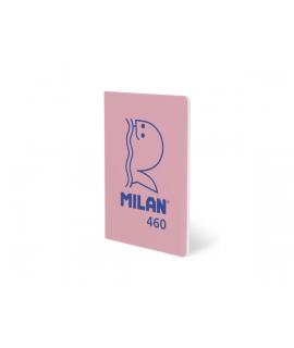 Milan 460 Since 1918 Libreta A5 Grapada - Papel a Lineas - 24 Hojas de 95g - Color Rosa