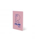 Milan 460 Since 1918 Libreta A5 Grapada - Papel a Lineas - 24 Hojas de 95g - Color Rosa