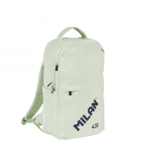 Milan 403 Since 1918 Mochila 15L - Compartimento para Portatiles hasta 14" - Cierre de Seguridad - 42x28x15cm - Color Menta
