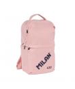 Milan 403 Since 1918 Mochila 15L - Compartimento para Portatiles hasta 14" - Cierre de Seguridad - 42x28x15cm - Color Rosa