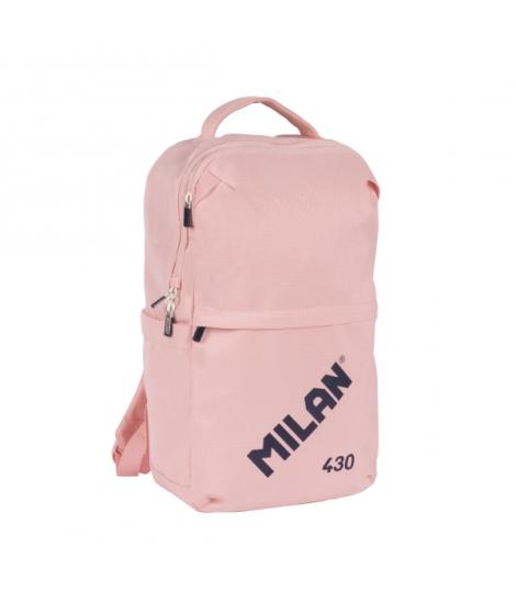 Milan 403 Since 1918 Mochila 15L - Compartimento para Portatiles hasta 14" - Cierre de Seguridad - 42x28x15cm - Color Rosa