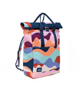 Milan The Fun Mochila Urbana 10L - Cierre Superior Enrollable - 2 Bolsillos Laterales - Bolsillo Trasero Acolchado - Asas Regula