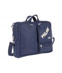Milan 430 Since 1918 Maletin para Portatiles hasta 17" - Cierre de Cremallera - 3 Compartimentos - 42x34x9cm - Color Azul
