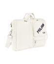 Milan 403 Since 1918 Maletin para Portatiles hasta 17" - Cierre de Cremallera - 3 Compartimentos - 42x34x9cm - Color Beige