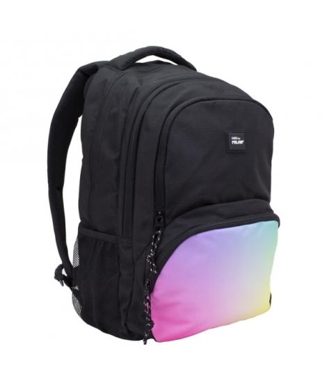 Milan Sunset Mochila Escolar 25L - Bolsillos Laterales de Malla - Compartimento Interior para Portatil - 4 Cremalleras - 46.5x30