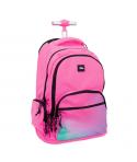 Milan Sunset Mochila Escolar 25L con Carro Integrado y Mango Metalico Retractil - 3 Bolsillos Delanteros - 2 Bolsillos Laterales