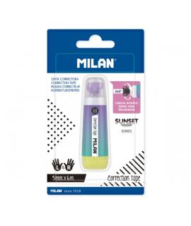 Milan Sunset Cinta Correctora Cilindrica - Presentacion en Blister - 5mm x 6m - Colores Surtidos