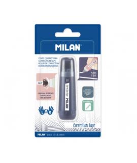 Milan 403 Since 1918 Cinta Correctora Cilindrica - Presentacion en Blister - 5mm x 6m - Colores Surtidos