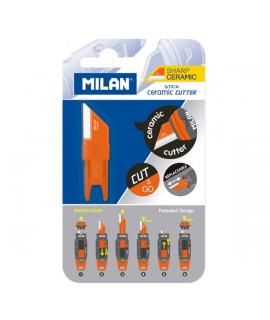 Milan Stick Recambio para Cuter - Hoja Ceramica - Color Blanco