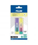 Milan Sunset Pack de 2 Barras de Pegamento 8g - Multiusos - Multisuperficies - Sin Disolventes - Uso Escolar - Color Azul Marino