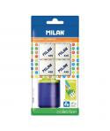Milan Collection Pack de Sacapuntas + 4 Gomas 430 - Colores Surtidos