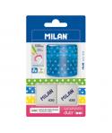 Milan Duet Look Pack de Sacapuntas + 2 Gomas 430 - Color Azul