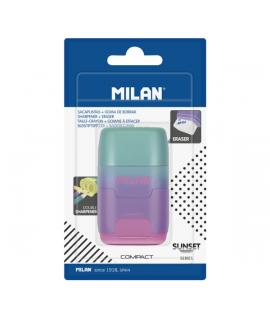 Milan Compact Sunset Afilaborra - Cuchilla de Acero de Seguridad - Color Violeta