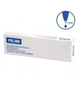 Milan P1 Touch Pack de 50 Recambios - Punta de 1mm - Color Azul