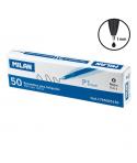 Milan P1 Touch Pack de 50 Recambios - Punta de 1mm - Color Negro