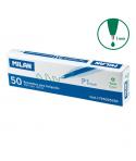 Milan P1 Touch Pack de 50 Recambios - Punta de 1mm - Color Verde