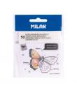Milan Pack de 50 Notas Adhesivas - Translucidas - Removibles - 76x76mm - Color Transparente